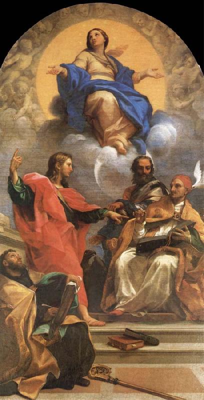 Maratta, Carlo The Immaculate one Concepcion Second half of the 17th century Sweden oil painting art